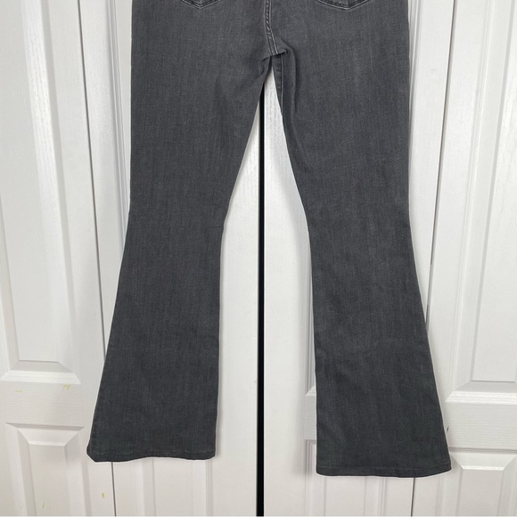 Frame Le High Flare Jeans Women’s 29 Black Gray Designer Money Denim Stretch - Picture 7 of 13